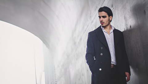 Trench Coat for Men with Tailored Suits