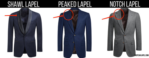 Lapels Demystified: When to Wear Peak, Notch, and Shawl Lapel Jackets